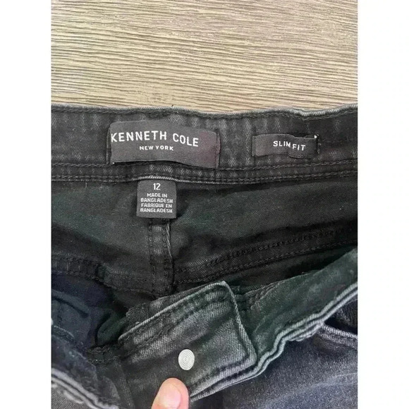 Boys Kenneth Cole Jeans Slim Fit Size 12 Black Color - Picture 4 of 4